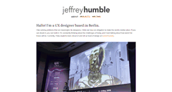 Desktop Screenshot of jeffreyhumble.com