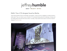 Tablet Screenshot of jeffreyhumble.com